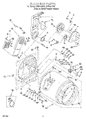 Part Location Diagram of 3394231 Whirlpool CLIP, SENSOR (2)