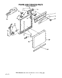 Part Location Diagram of 3370299 Whirlpool Console (Includes Item 2)