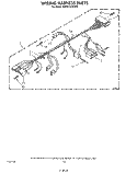 WIRING HARNESS Diagram and Parts List for KAWE742WWH0  KitchenAid Washer