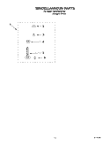 MISCELLANEOUS Diagram and Parts List for 7MRAS6233KQ3  Roper Washer