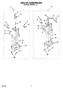 Part Location Diagram of 4176448 Whirlpool Shell, Tank Lower