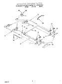 COOKTOP BURNER Diagram and Parts List for KGRT507FBL1  KitchenAid Range