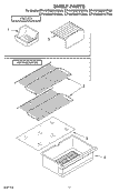SHELF, OPTIONAL Diagram and Parts List for ET4WSMYKT00  Whirlpool Refrigerator