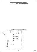 MISCELLANEOUS Diagram and Parts List for CAP2772BN1  Whirlpool Washer