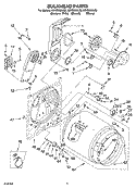 BULKHEAD PARTS, OPTIONAL PARTS (NOT INCLUDED) Diagram and Parts List for KEYS850LE2  KitchenAid Dryer