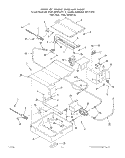 BODY Diagram and Parts List for 1765^0A  Whirlpool Range