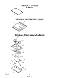 GRIDDLE , GRIDDLE/GRILL COVER Diagram and Parts List for 2496^1  Whirlpool Range
