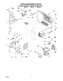 OVEN INTERIOR Diagram and Parts List for GM8155XJB0  Whirlpool Microwave