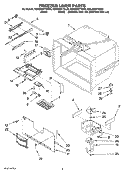 FREEZER LINER PARTS Diagram and Parts List for KBRS22KTSS00  KitchenAid Refrigerator