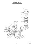 BLOWER Diagram and Parts List for KUDP220T3  KitchenAid Dishwasher