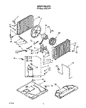 UNIT, LIT/OPTIONAL Diagram and Parts List for ACQ214XY1  Whirlpool Air Conditioner
