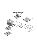 FREEZER SHELF Diagram and Parts List for KSSS42MAX01  KitchenAid Refrigerator