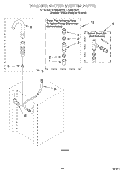WASHER WATER SYSTEM Diagram and Parts List for LTG5243DQ1  Whirlpool Washer Dryer Combo