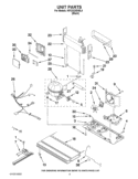 UNIT PARTS Diagram and Parts List for KFCO22EVBL4  KitchenAid Refrigerator