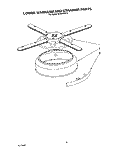 LOWER WASHARM AND STRAINER Diagram and Parts List for KUDA22ST5  KitchenAid Dishwasher