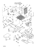 UNIT Diagram and Parts List for 2VGD23DQFW02  Whirlpool Refrigerator