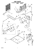 UNIT Diagram and Parts List for TT21AKXKQ02  Estate Refrigerator