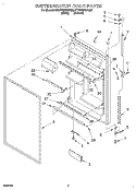REFRIGERATOR DOOR Diagram and Parts List for KTHD18KDWH03  Whirlpool Refrigerator