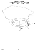 HEATER PARTS Diagram and Parts List for KUDI01FLWH3  KitchenAid Dishwasher