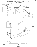WATER SYSTEM (NON-SUDS ONLY) Diagram and Parts List for LA5300XMW0  Whirlpool Washer