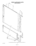 DOOR AND PANEL Diagram and Parts List for 4KUDC220T1  KitchenAid Dishwasher