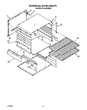 INTERNAL Diagram and Parts List for SF314PSWW0  Whirlpool Range