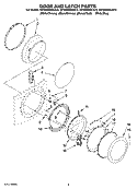 Part Location Diagram of W10069150 Whirlpool RING-TRIM