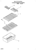 SHELF, LIT/OPTIONAL Diagram and Parts List for RT14ZKXDN02  Roper Refrigerator