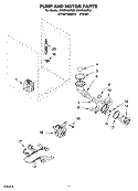 PUMP AND MOTOR PARTS, OPTIONAL PARTS (NOT INCLUDED) Diagram and Parts List for GHW9460PL2  Whirlpool Washer