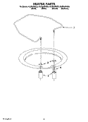 HEATER PARTS Diagram and Parts List for KUDI02IRWH4  KitchenAid Dishwasher