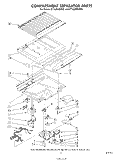 COMPARTMENT SEPARATOR Diagram and Parts List for ET18JMXSW05  Whirlpool Refrigerator