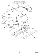 CONTROL Diagram and Parts List for 4YGD27DCHT00  Whirlpool Refrigerator