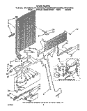 UNIT Diagram and Parts List for ET18GKXSW0A  Whirlpool Refrigerator