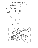 WIRING HARNESS Diagram and Parts List for LSR5132AW0  Whirlpool Washer