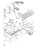 SHELF Diagram and Parts List for ET25PKXDN00  Whirlpool Refrigerator
