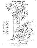 TOP AND CONSOLE Diagram and Parts List for LA6800XKW1  Whirlpool Washer