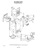 AIR FLOW , LIT/OPTIONAL Diagram and Parts List for ED26SSXMWR1  Whirlpool Refrigerator