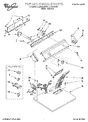 SECTION Diagram and Parts List for LER3624BN3  Whirlpool Dryer