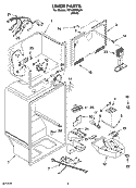 LINER PARTS Diagram and Parts List for IT21AMXRQ04  Inglis Refrigerator