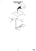 BURNER Diagram and Parts List for SB100PEDB2  Whirlpool Wall Oven