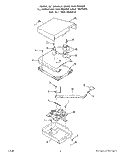 POWER LOCK Diagram and Parts List for 1885W1A  Roper Range
