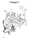 CONTROL PANEL, LIT/OPTIONAL Diagram and Parts List for KPDI620T5  KitchenAid Dishwasher