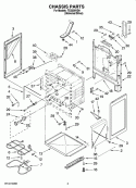 CHASSIS PARTS Diagram and Parts List for TES356VD0  Estate Range