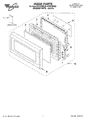 Part Location Diagram of 8184353 Whirlpool FRAME-DOOR