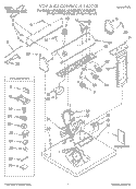 TOP AND CONSOLE, LIT/OPTIONAL Diagram and Parts List for LGQ8858JZ0  Whirlpool Dryer