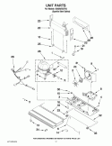 UNIT PARTS Diagram and Parts List for GI6SARXXF02  Whirlpool Refrigerator