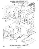 SECTION Diagram and Parts List for ACW144XP0  Whirlpool Air Conditioner