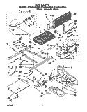 UNIT Diagram and Parts List for ET20DKXBN00  Whirlpool Refrigerator