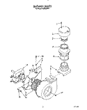BLOWER Diagram and Parts List for KUDC220T1  KitchenAid Dishwasher