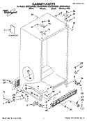 Part Location Diagram of WPW10283955 Whirlpool Grille